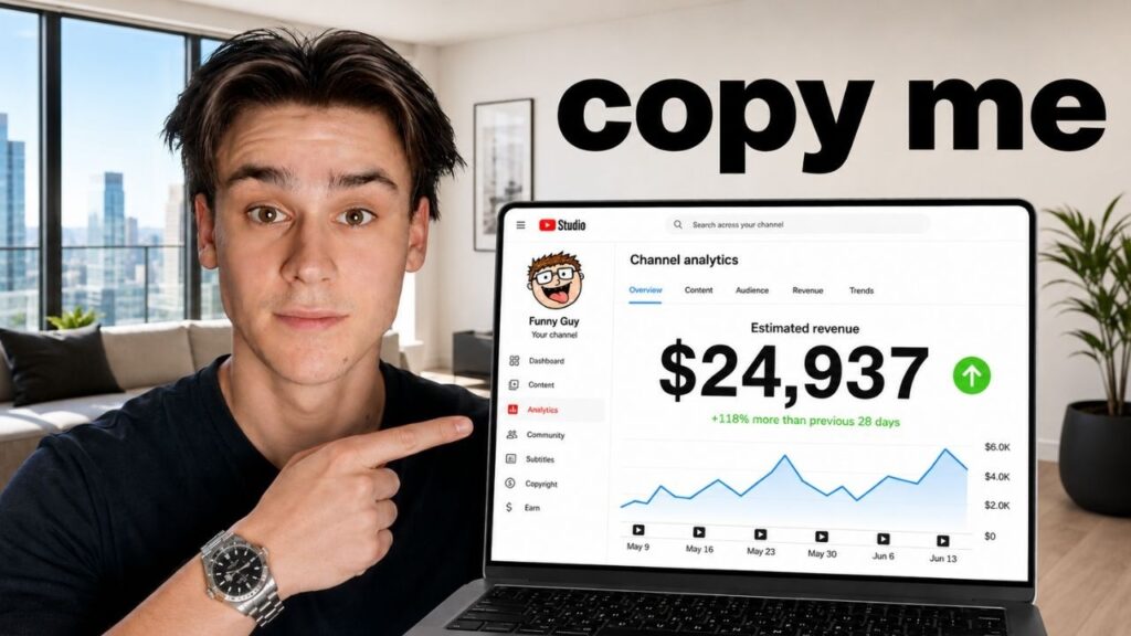 How I Make $24,937/mo Posting YouTube Shorts (Using Claude AI)