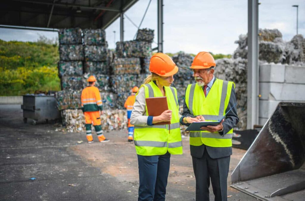 The Best Canadian Stocks to Own During a Trade War Quality Control Inspectors at Waste Management Facility
