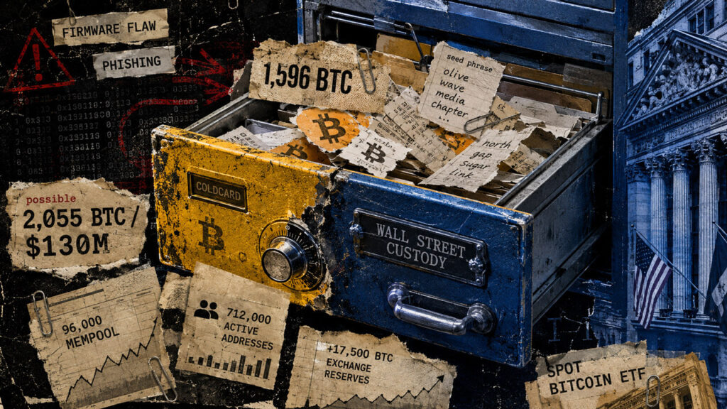 Coldcard’s $130 million crisis is pushing Bitcoin back into Wall Street’s hands Oluwapelumi Adejumo