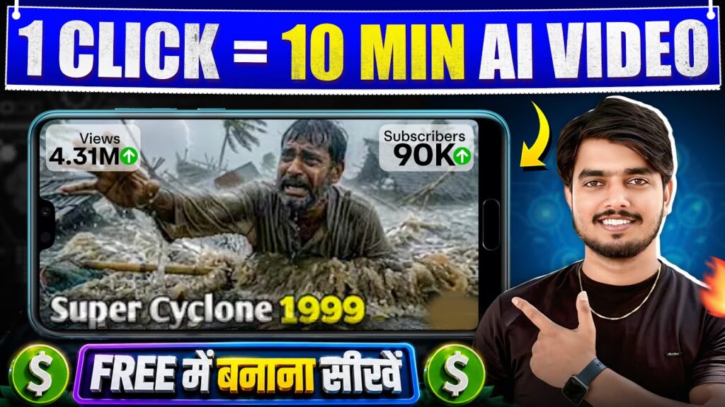 Long AI Video Kaise Banaye (10 Min) Using Just 1 Prompt 🔥 Full AI Automation 2026