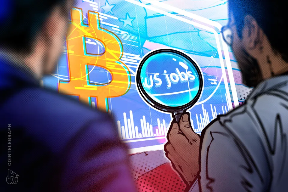 US Nonfarm Payrolls Miss Sends Bitcoin Above $65,000 Cointelegraph