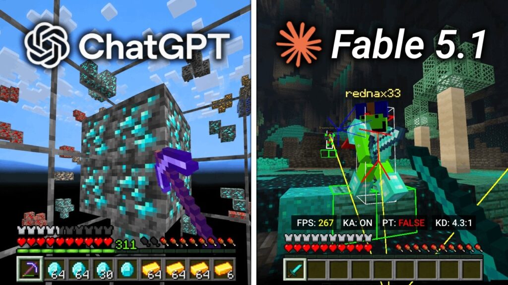 Which Al Can Build The Better Minecraft HACKS?