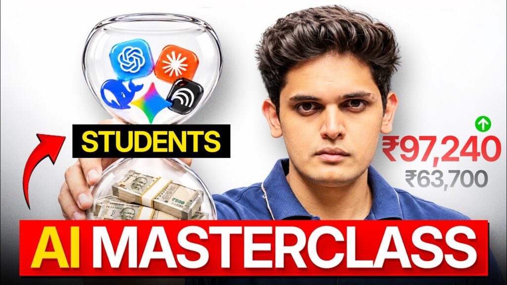 Complete AI Masterclass for Students🔥  | Earn Money Using AI | Prashant Kirad