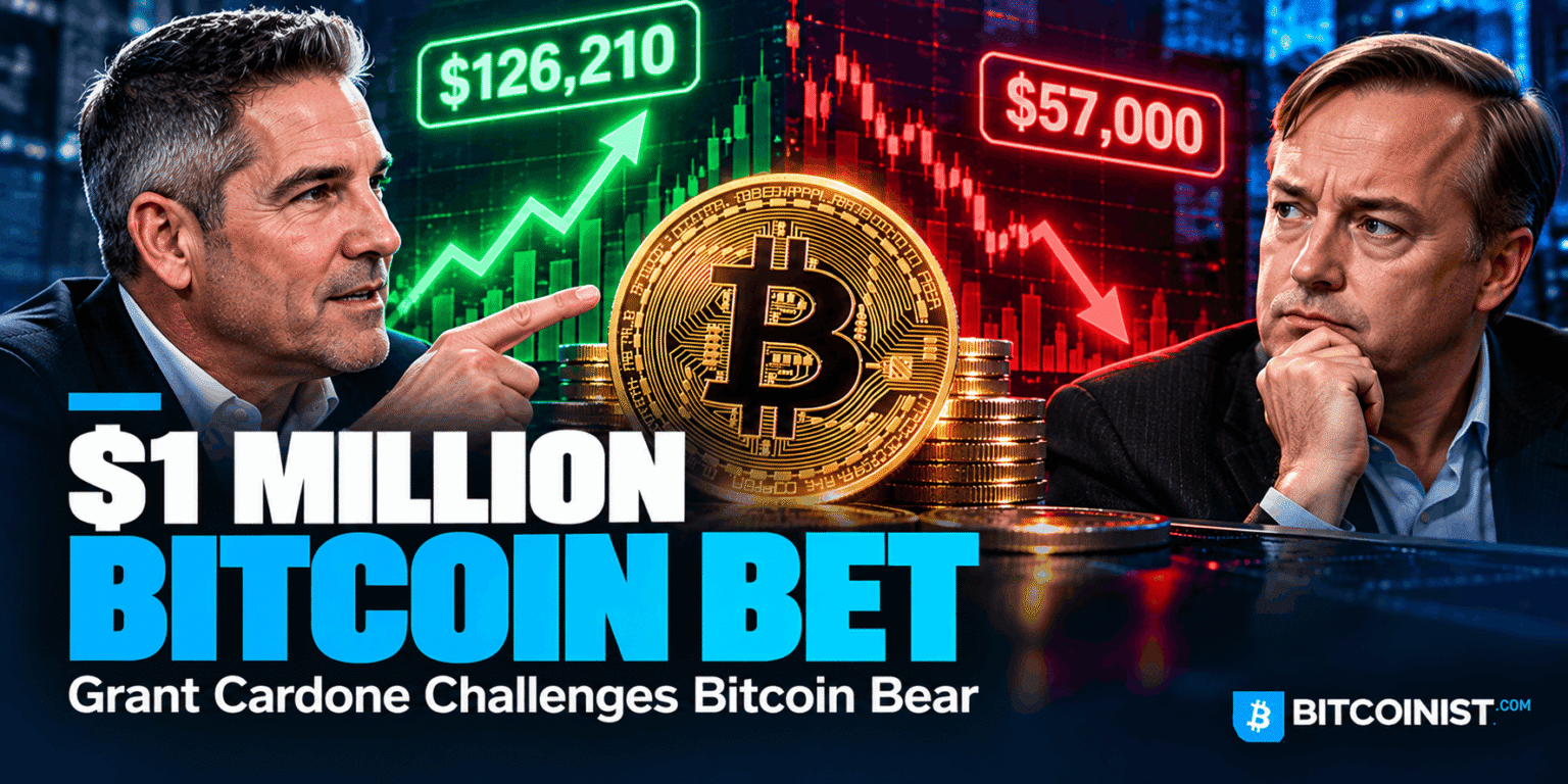 Grant Cardone Bets $1 Million on Bitcoin’s Comeback Grant Cardone Bets $1 Million on Bitcoin's Comeback
