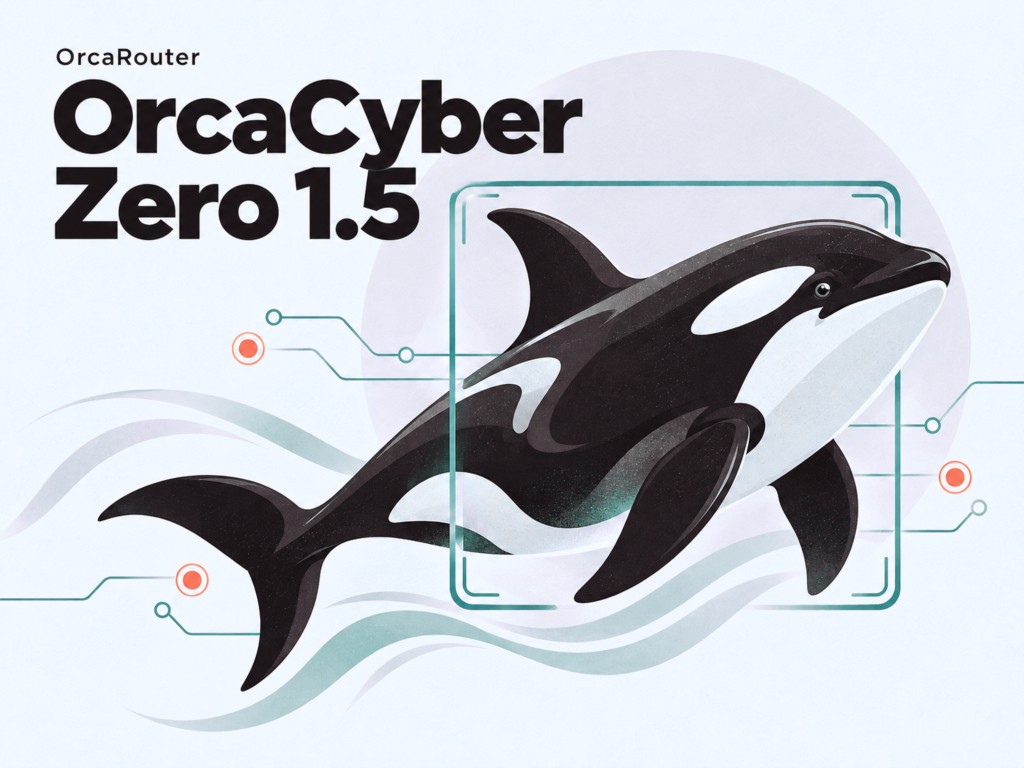 OrcaRouter Releases OrcaCyber Zero 1.5 Cybersecurity Model With 1M Context OrcaRouter Releases OrcaCyber Zero 1.5 Cybersecurity Model With 1M Context